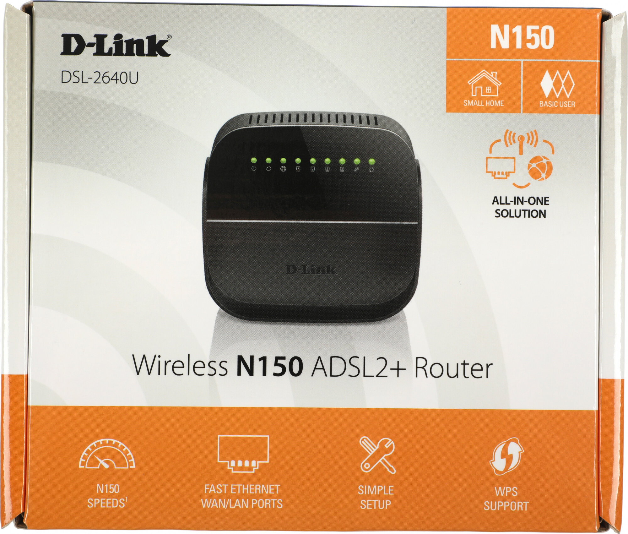 Беспроводной роутер D-LINK , ADSL2+, черный - фото №10