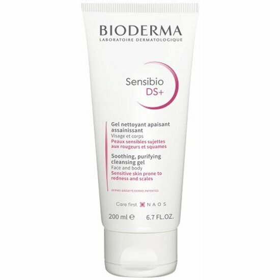 Очищающий гель Bioderma для покрасневшей кожи и при себорейном дерматите, 200 мл