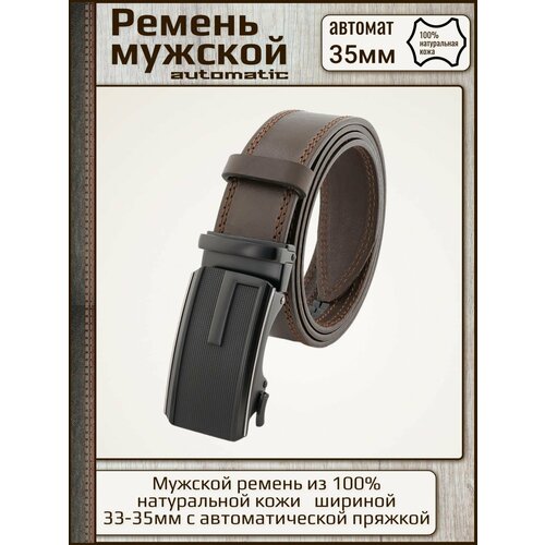 фото Ремень premium belt, размер 130, коричневый