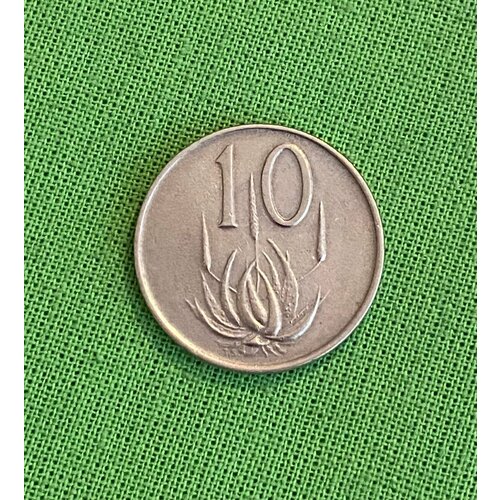 Монета Южная Африка 10 центов 1965 год
