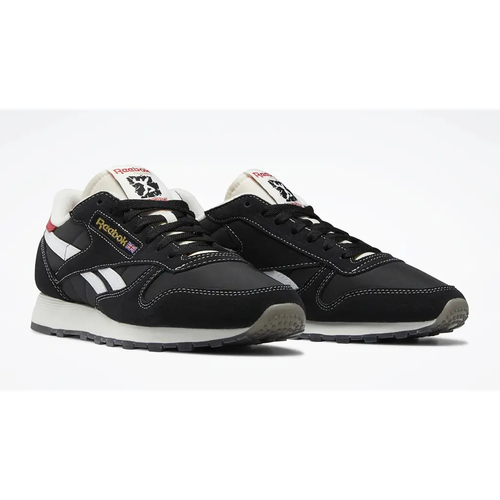фото Кроссовки reebok classic leather, размер 10,5 us, черный