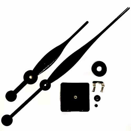 Hermle часовой механизм дискретный ход UTS800355-02 усиленный, со стрелками, шток 16 мм (толщина циферблата до 9 мм), цена за 1 шт.