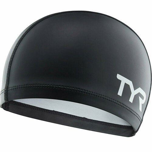 Шапочка для плавания TYR Silicone Comfort Swim Cap, Black