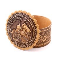 фото Шкатулка круглая Храмы 30603 #102253