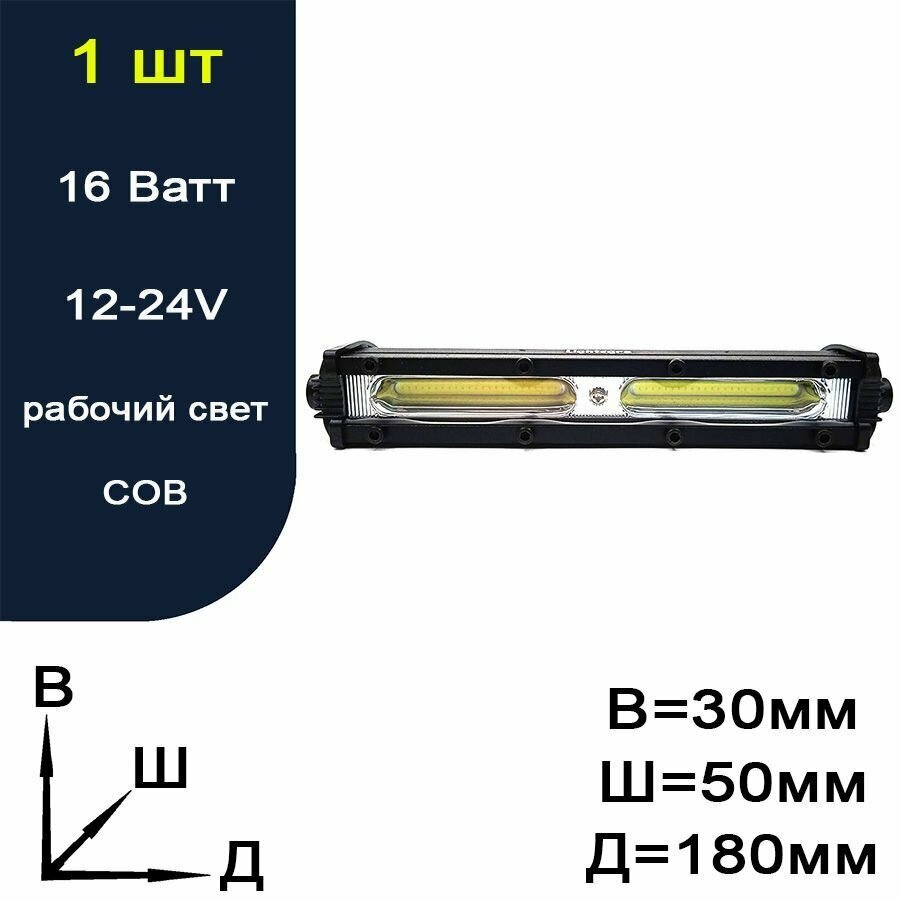 Фара рабочего света. COB 14W MINI 12-24 вольт