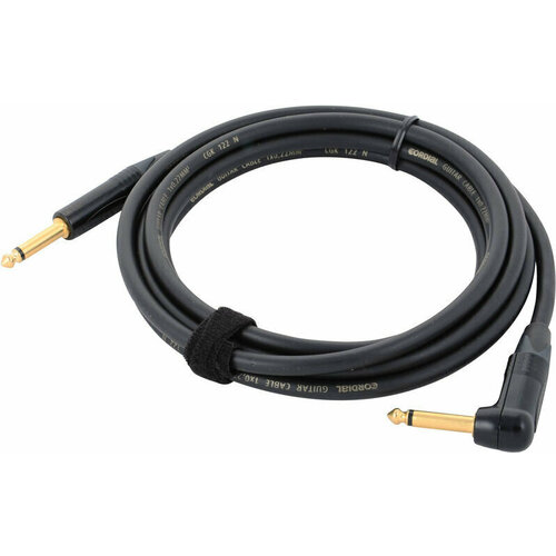 Cordial CSI 3 PR-GOLD инструментальный кабель угловой моно-джек 6,3 мм/моно-джек 6,3 мм, разъемы Neutrik, 3,0 м, черный cordial cci 3 pr инструментальный кабель угловой моно джек 6 3 мм моно джек 6 3 мм 3 0 м черный