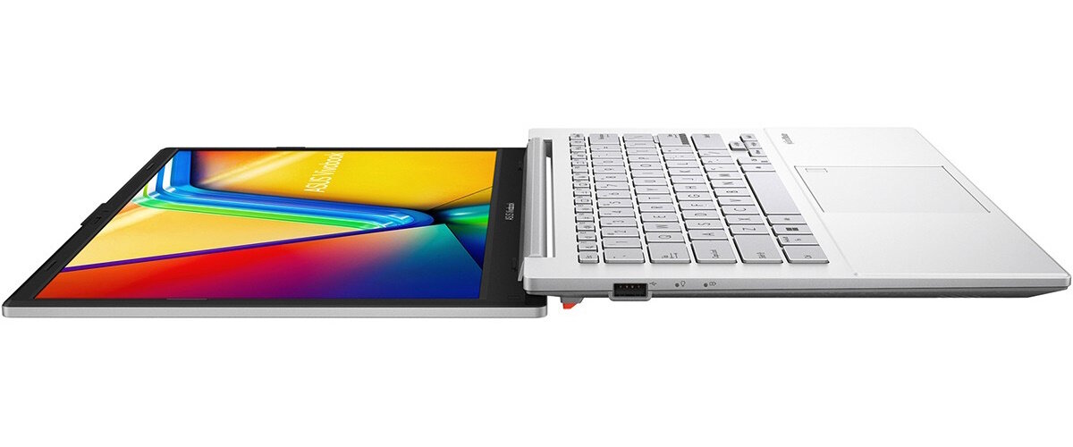 Ноутбук ASUS Vivobook Go 14 E1404FA-EB019 AMD Ryzen 3 7320U (24 ГГц) RAM 8 ГБ SSD 256 ГБ Без системы Cool Silver