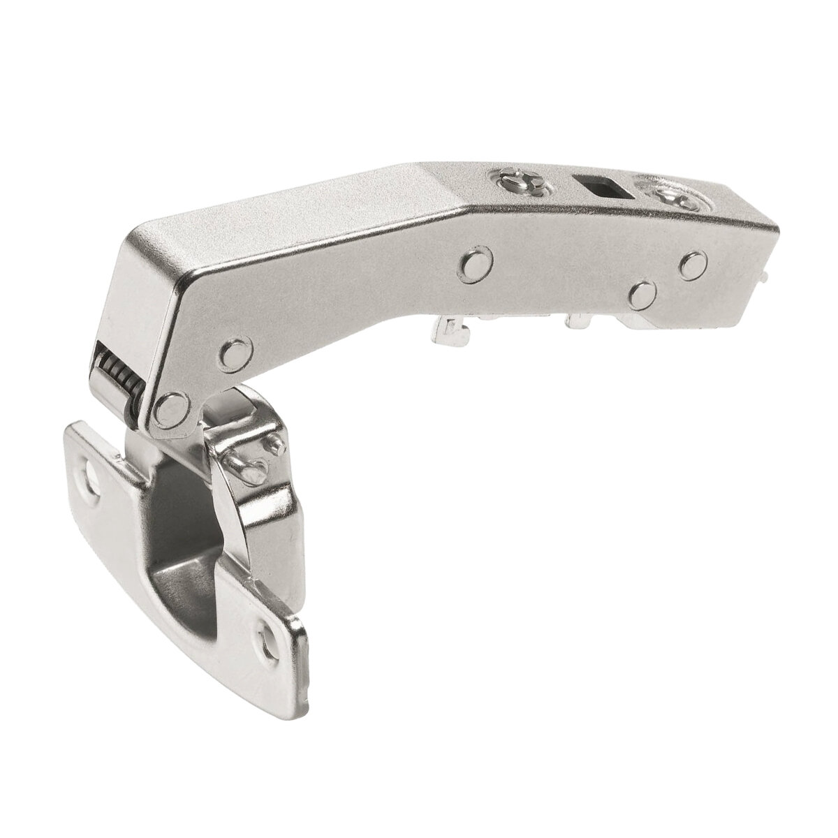 Петля мебельная вкладная Hettich Sensys с доводчиком 90*, комплект 2шт с заглушками и монтажными планками — фото 1