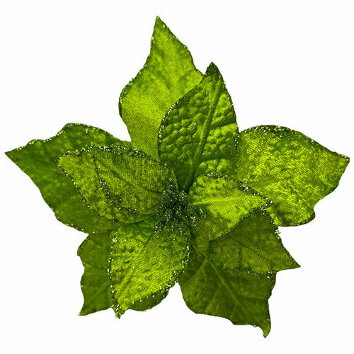 Растение искусственное MAXIJOY Пуансеттия 20см зеленый
