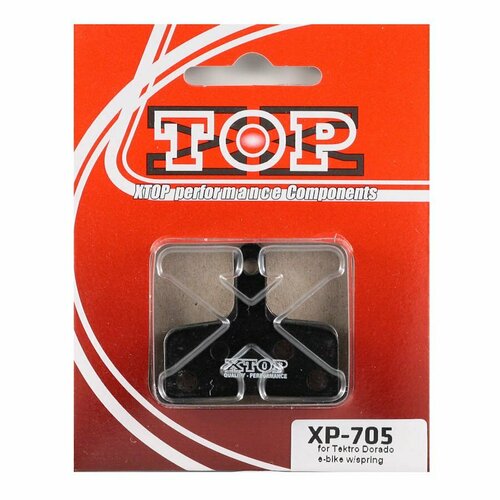 Тормозные колодки X-Top Organic Pads XP-705 Tektro E-bike Dorado HD-E710 колодки тормозные органические comiron resin p01 для tektro x spark yinxing