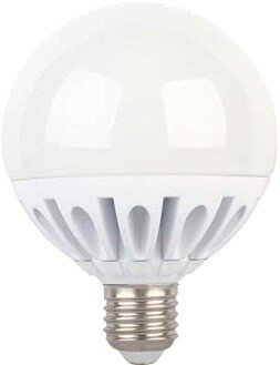 Светодиодная лампа Ecola globe LED Premium 20,0W G95 220V E27 4000K шар (ребристый алюм. радиатор) 130x95 K7LV20ELC