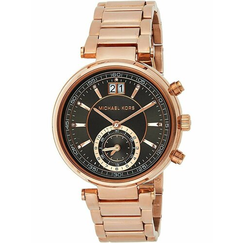 фото Наручные часы michael kors, розовый, черный