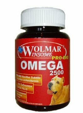 Wolmar Winsome Pro Bio OMEGA 2500 комплекс для собак крупных пород, 100 таб.