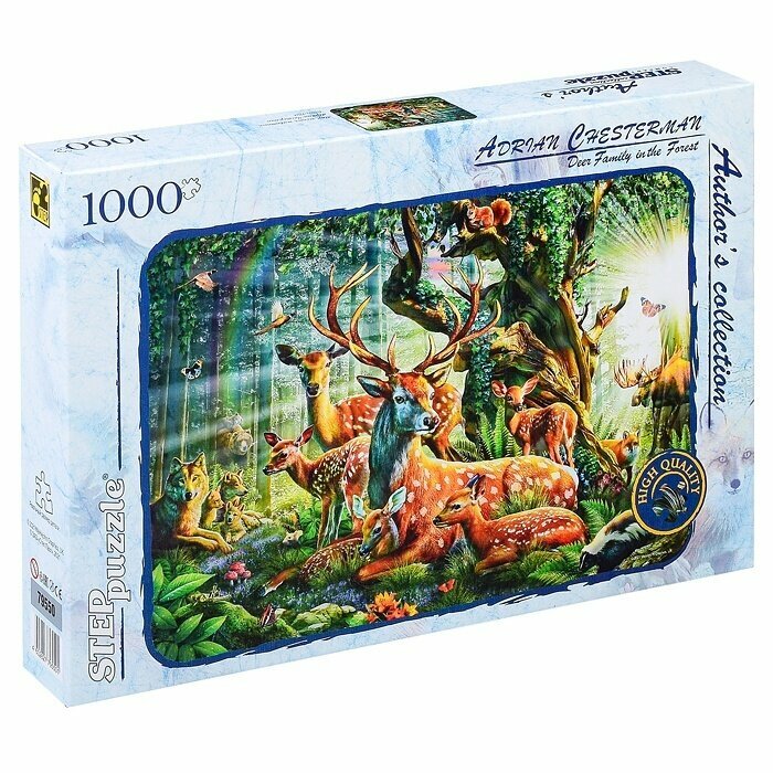 Пазл Step Puzzle Мир лесных животных, 1000 эл. 79550