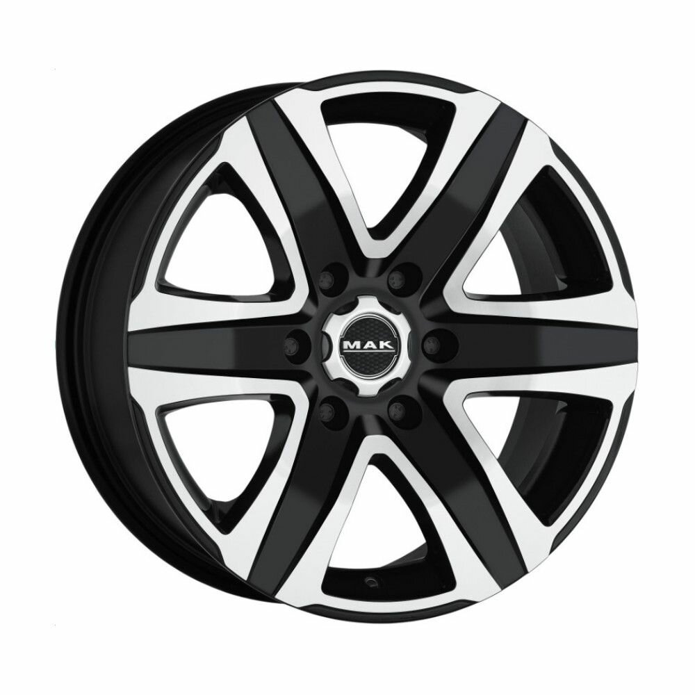 Колесный диск MAK Stone 6 8,5/20 6*139,7 ET38 d67,1 черный цвет с эффектом зеркального блеска