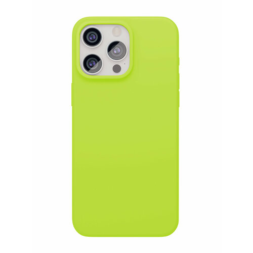 Чехол-накладка VLP Aster Case with MagSafe для смартфона Apple iPhone 15 Pro Max (Цвет: Neon Green) чехол vlp gloss case magsafe для iphone 14 pro max прозрачный