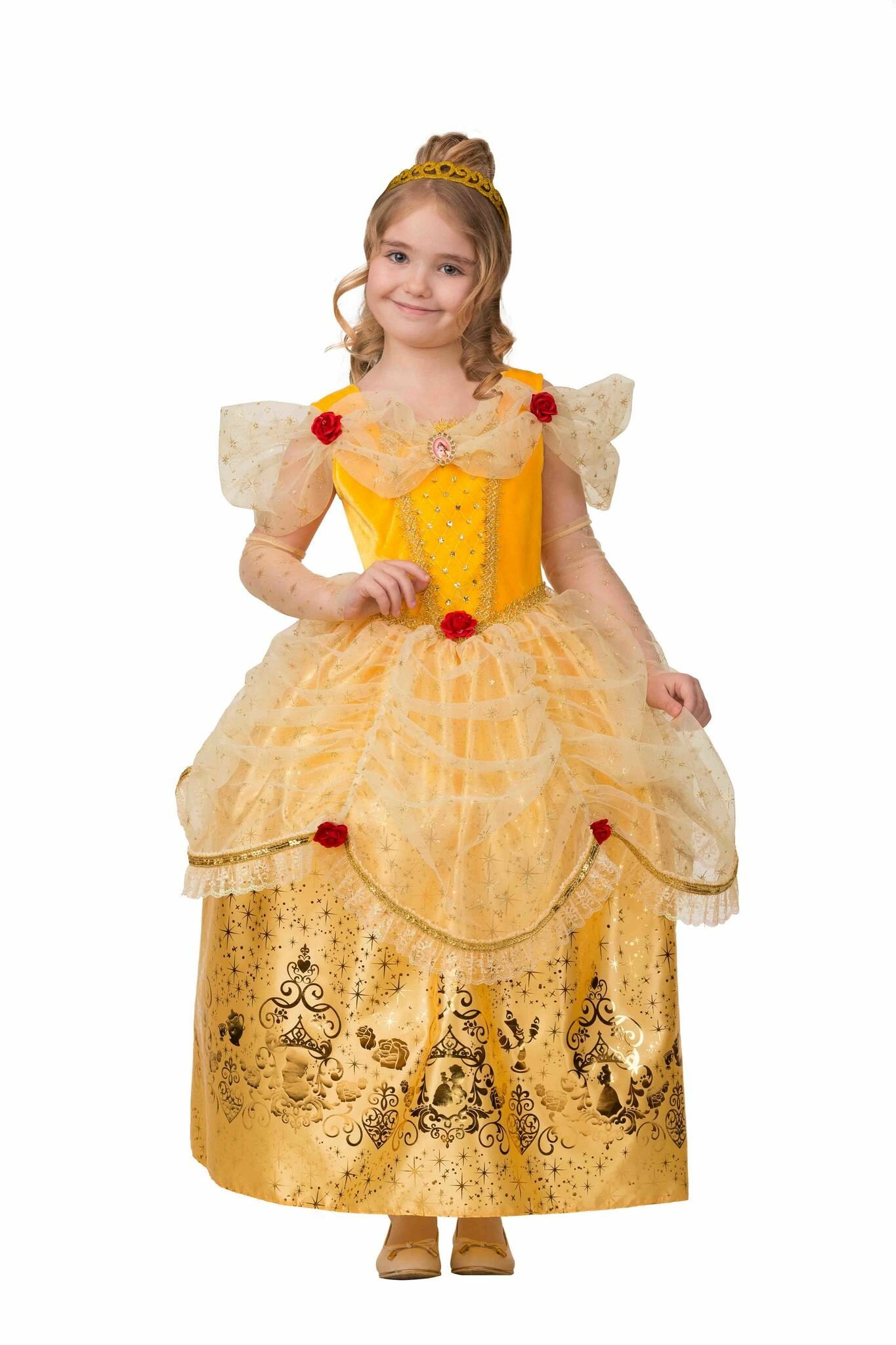 Карнавальный костюм для детей Принцесса Белль Батик, рост 134 см