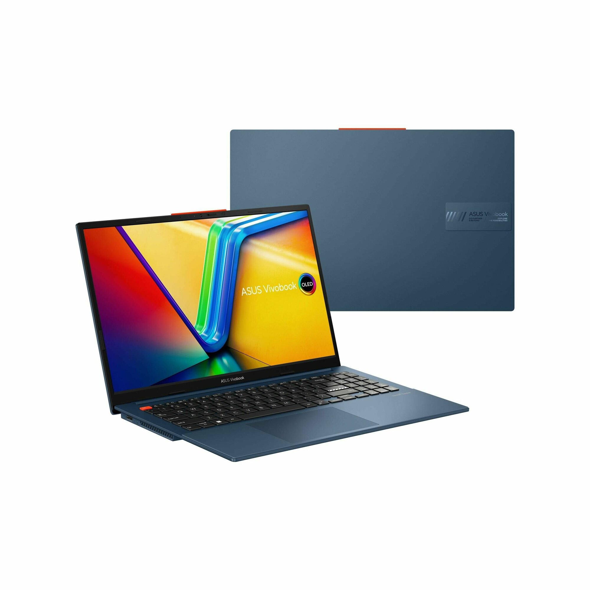 Ноутбук ASUS Vivobook S 15 OLED K5504VA-MA086W 15.6 (2880x1620) OLED 120Гц/Intel Core i5-13500H/16ГБ LPDDR5/512ГБ SSD/Iris Xe Graphics/Windows 11 Home синий (90NB0ZK1-M003Y0)