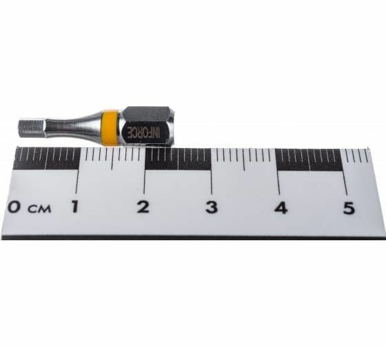 Вставка-бита шестигранная (2 : HEX3: 25) Inforce 11-01-372 15974590