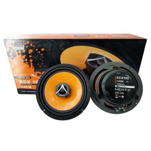Автомобильные динамики NERTZ ECX165 Комплект из 2 штук Коаксиальная акустика 2-х полосная 16 См 6 Дюйм 140 Вт 5000₽