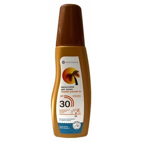 Масло-спрей для загара Beauterica SPF 30, 175 мл