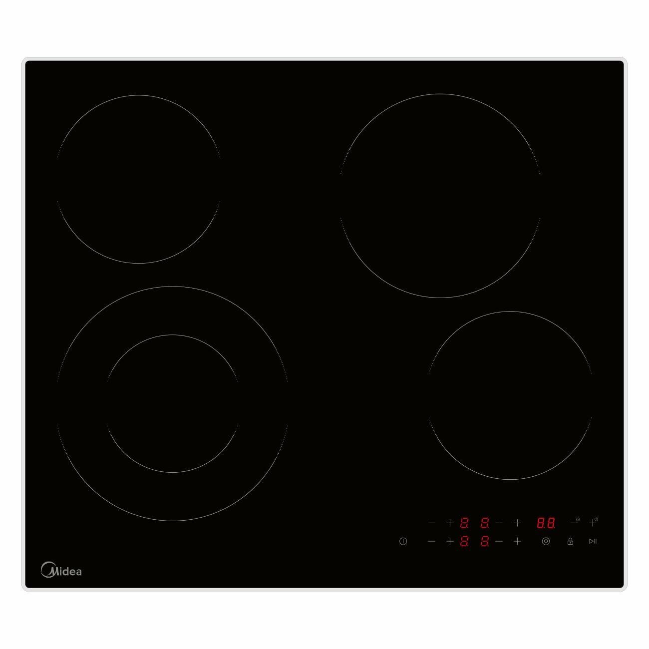 фото Встраиваемая электрическая панель Midea MCH64401SX