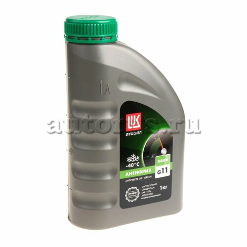 Антифриз Лукойл G11 Green G11 готовый -40C зеленый 1 кг артикул 227387 570₽