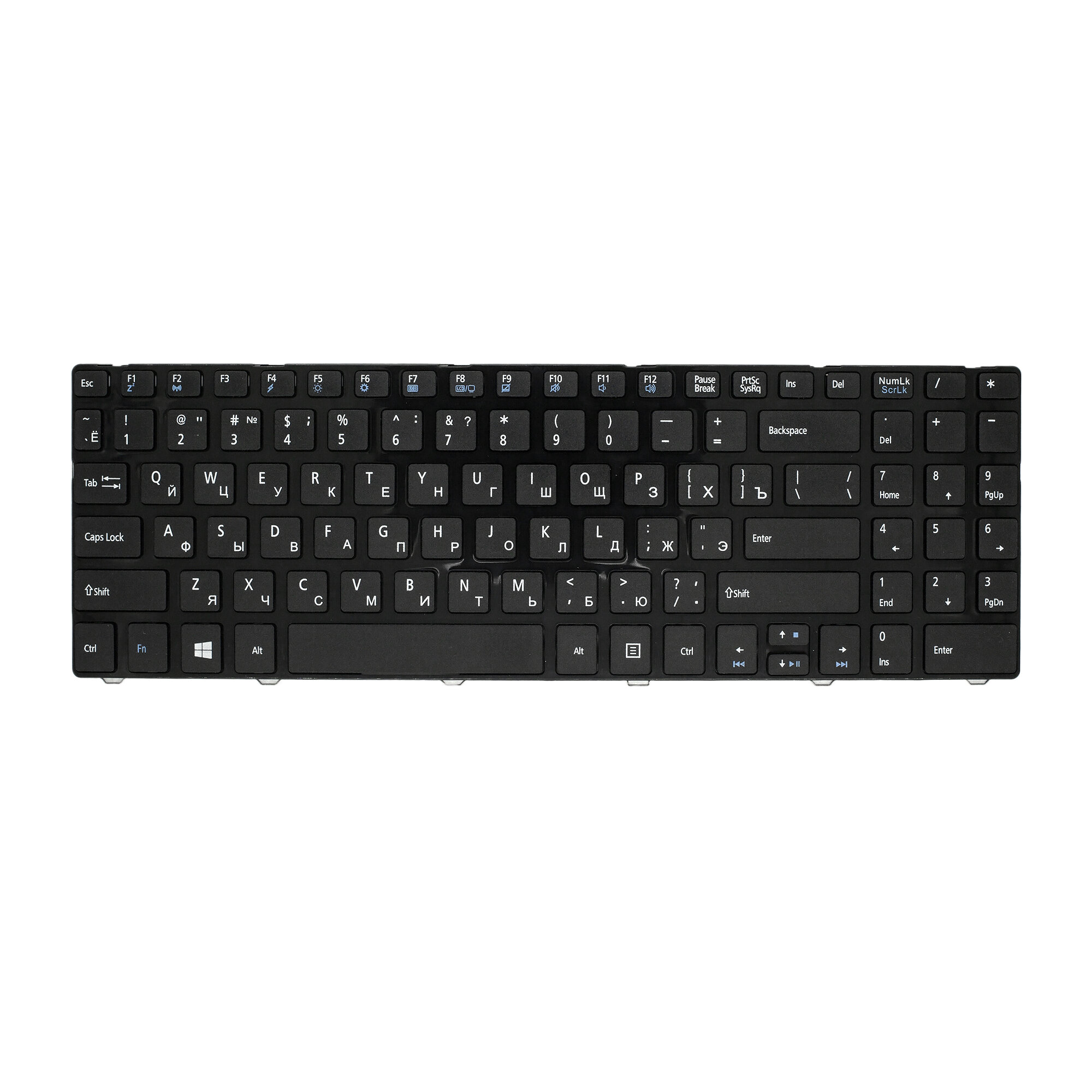 Клавиатура для ноутбука MSI CX640 / CR640 - черный