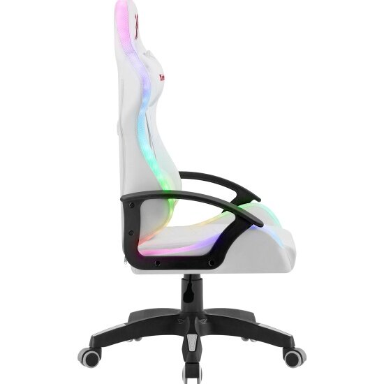 Кресло геймерское Defender Factor X RGB, Белый, класс 2, PU — фото 1