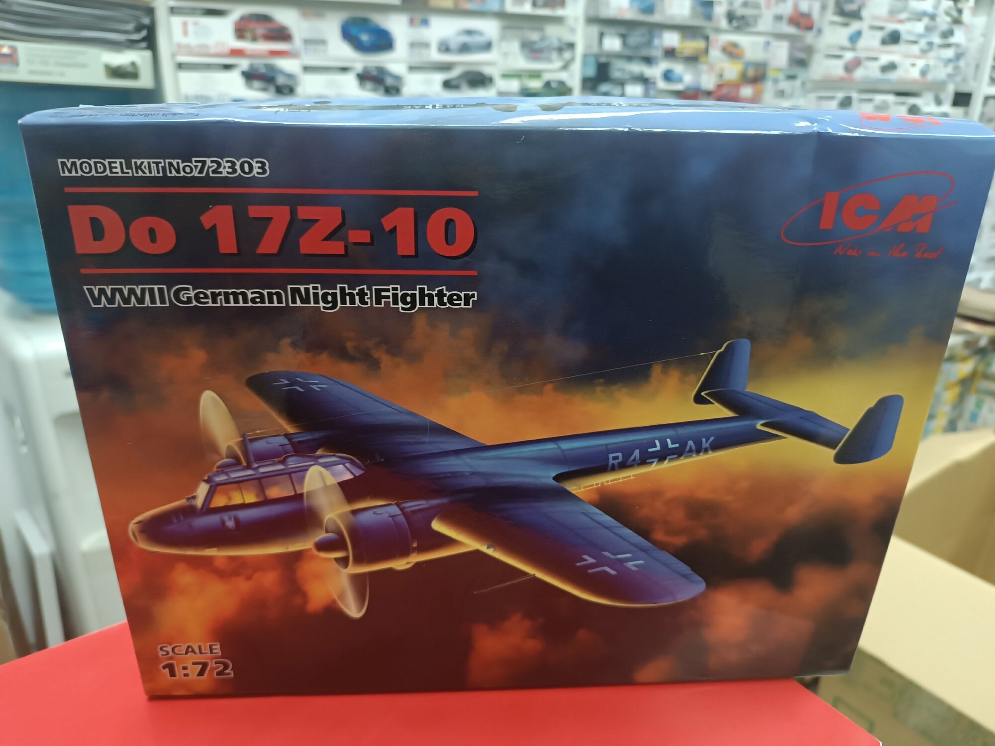 Сборная модель ICM 1:72 72303 Do 17Z-10, Германский ночной истребитель ІІ МВ
