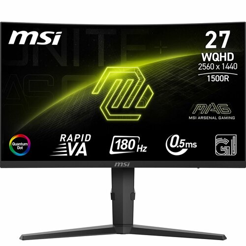 27 Монитор MSI 275CQRF QD E2 VA 2560x1440 180 Гц 34860₽