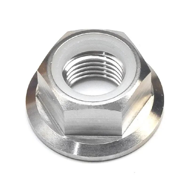 Шестигранные фланцевые гайки из титана M5-M14 M14x1.25mm 1pc