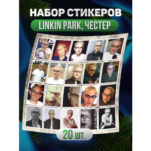 Наклейки стикеры на телефон Linkin Park Честер Беннингтон 766₽