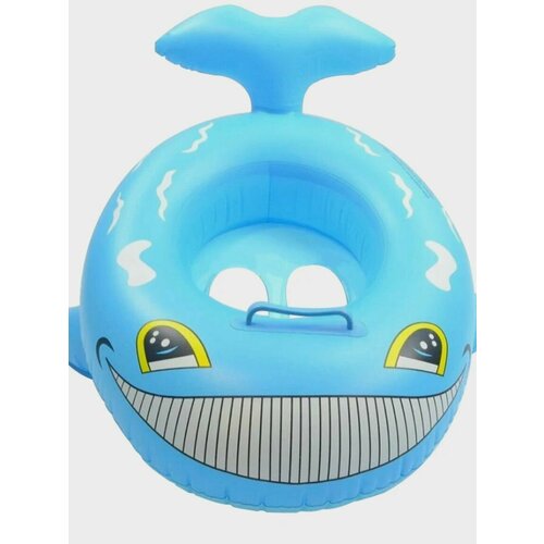 Надувной плавательный детский круг с ножками 