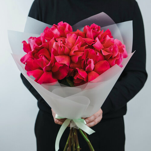 Изображение товара Элитный букет из 7 французских роз от IL FIORE — нежность в каждом лепестке