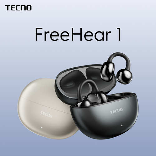 Беспроводные наушники TECNO FreeHear 1 черные 533000₽