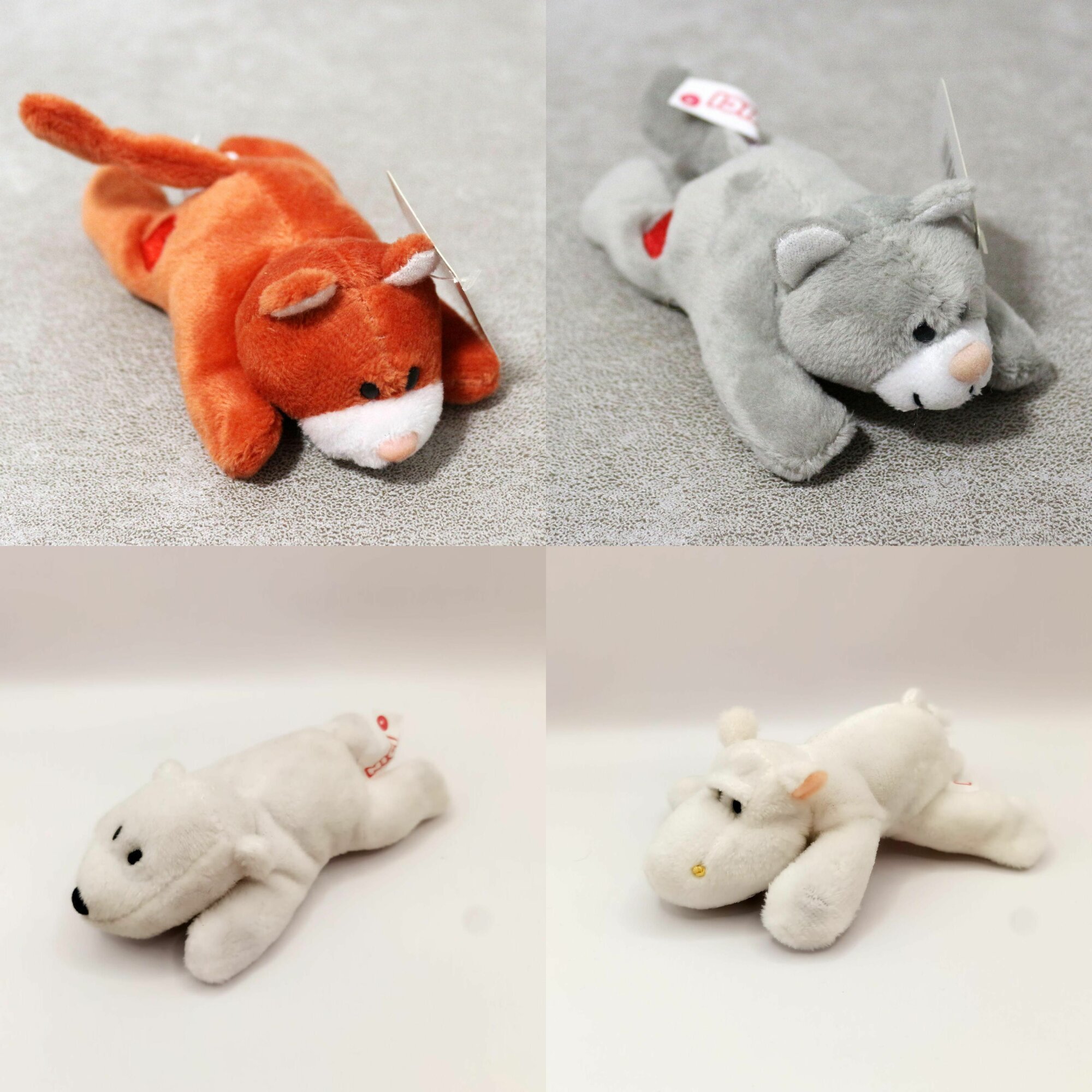 Мягкие магнитики для холодильника с джунглевыми животными: реалистичный плюшевый медведь и слон, коричневый медведь184 — фото 1