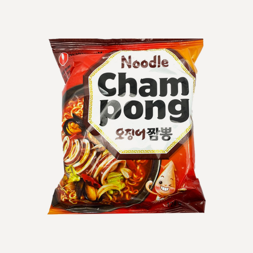 Изображение товара Лапша быстрого приготовления Nongshim Champong с морепродуктами острая 124 г, Южная Корея