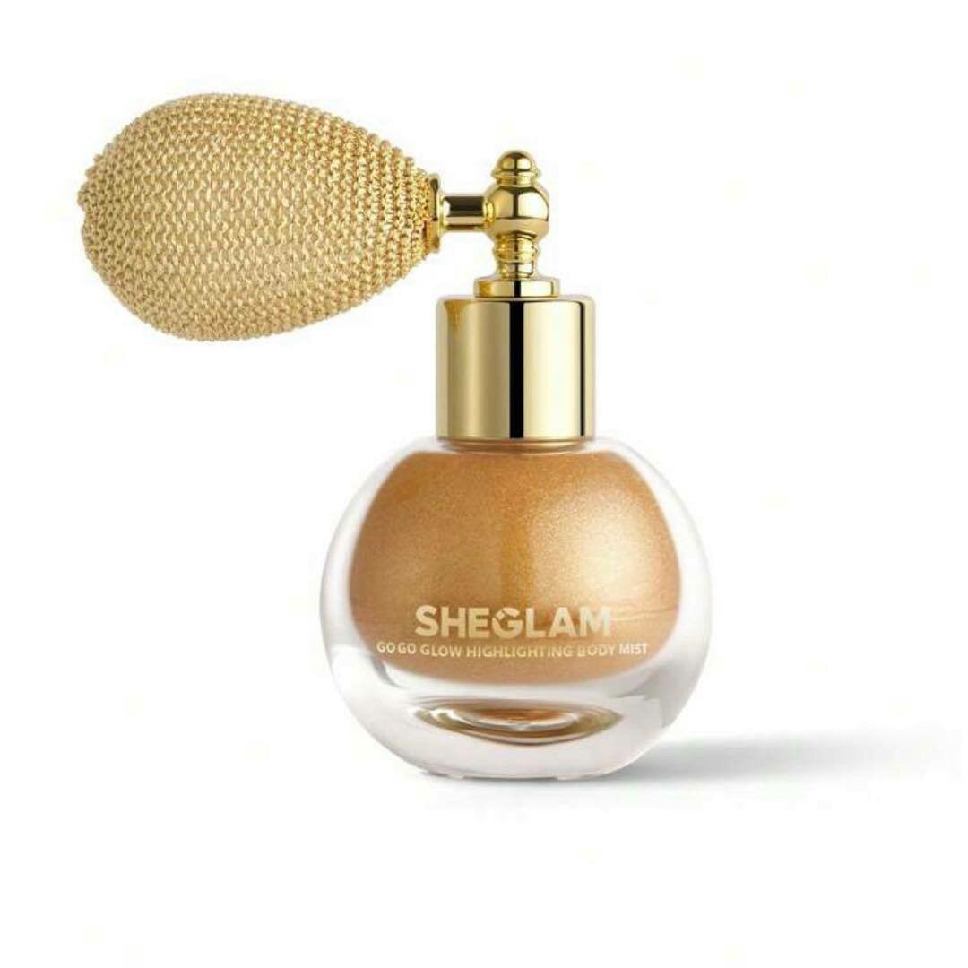 Хайлайтер-спрей(золотистый) для тела "Sheglam" Go Go Glow Highlighting Body Mist(10 g.) — фото 1