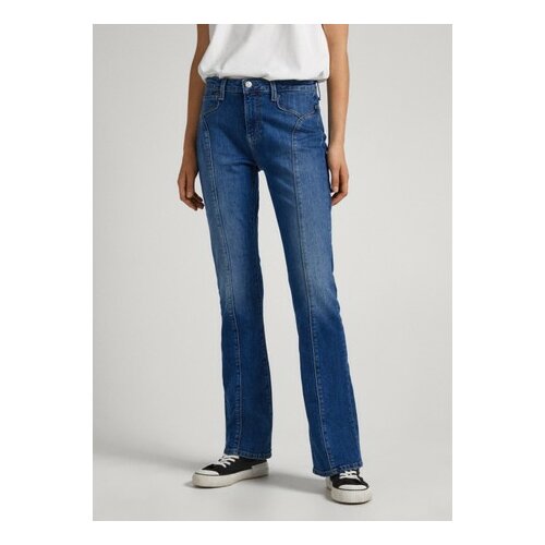 Джинсы Pepe Jeans, размер 26/32, синий джинсы клеш pepe jeans размер 26 32 синий