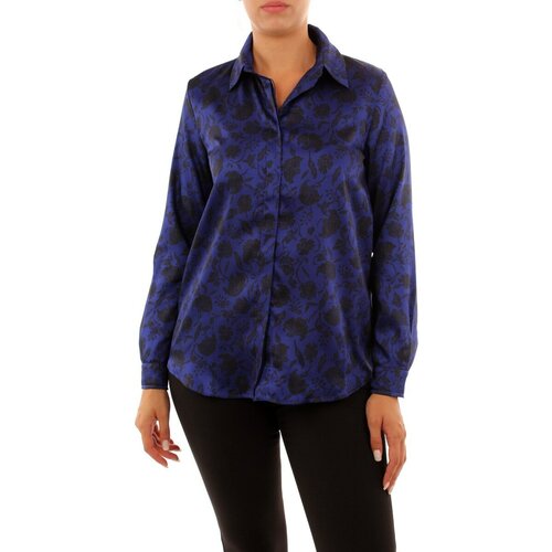 Рубашка  Emme Marella, размер 44, синий