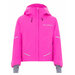 Горнолыжная куртка STAYER для девочек, мембранная, капюшон, светоотражающие элементы, карман для ски-пасса, регулируемый капюшон, водонепроницаемая, защита от попадания снега, герметичные швы, карманы, регулируемые манжеты, размер 128, розовый