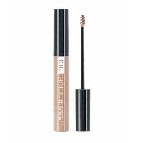 Relouis Гель для бровей Waterproof Color Brow Gel, водостойкий, оттеночный, тон 01 Blonde, 7,5 г