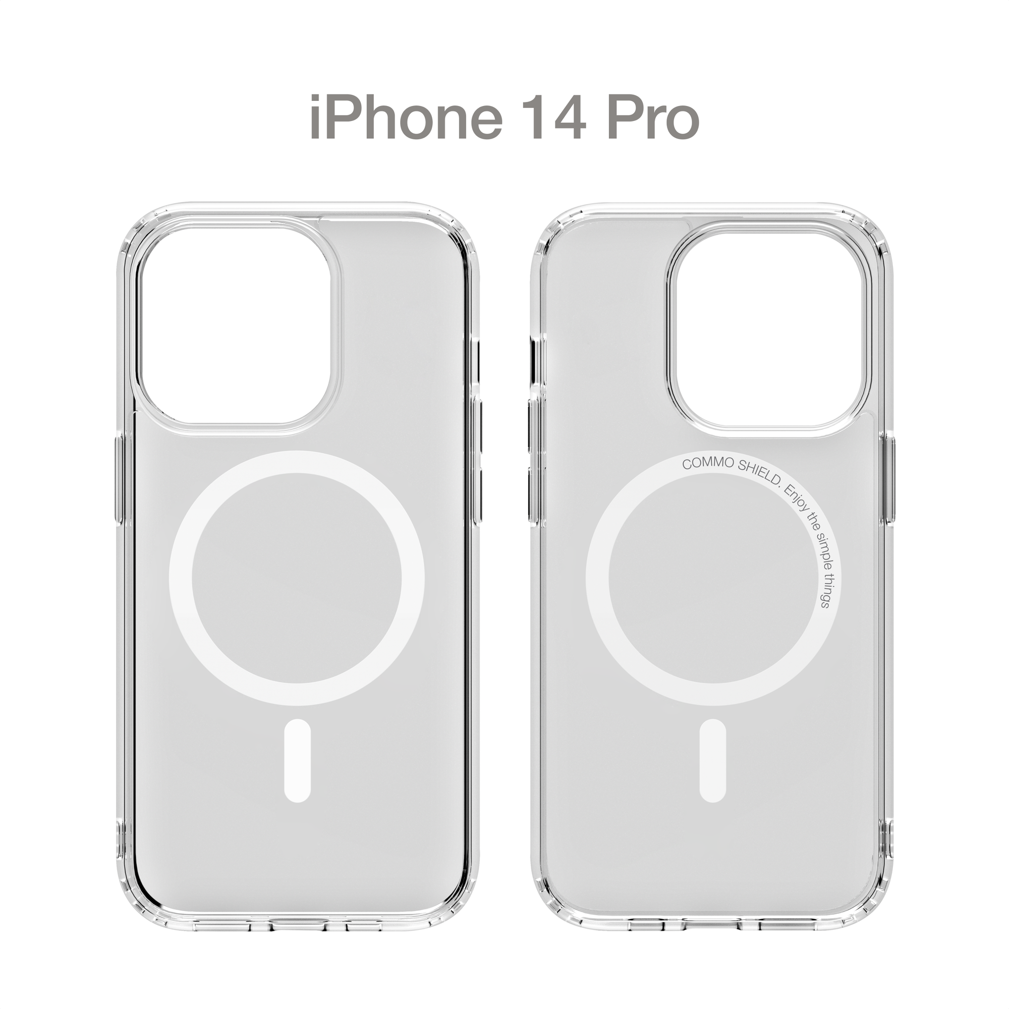 Прозрачный чехол COMMO Shield Case для iPhone 14 Pro с поддержкой беспроводной зарядки