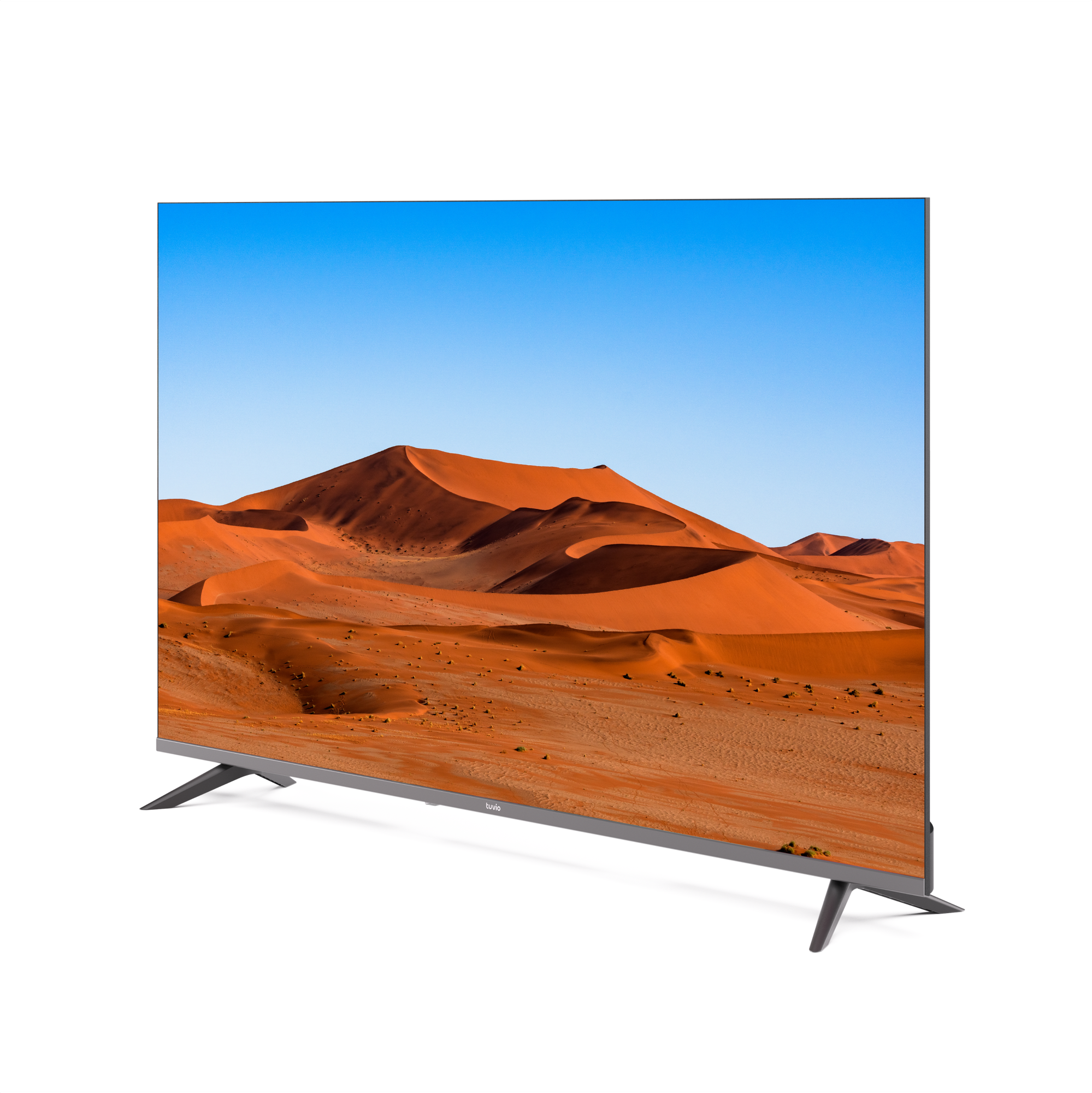 55” Телевизор Tuvio 4K ULTRA HD DLED Frameless на платформе YaOS, TD55UFGEV1, темно-серый