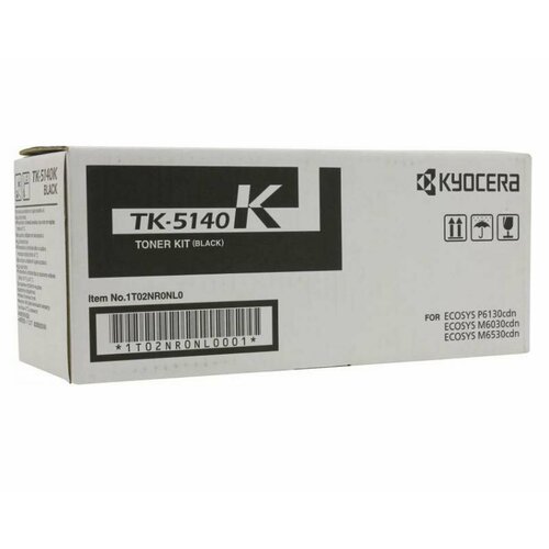 Kyocera Тонер к-ж Kyocera TK-5140K для ECOSYS P6130cdn/M6x30cdn (7000 стр.) картридж kyocera tk 5140k черный