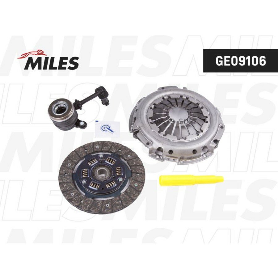Сцепление комплект с подшипником RENAULT MEGANE/SCENIC 1.4-1.6 02- (Sachs 3000990128) GE09106 MILES GE09106 MILES GE09106