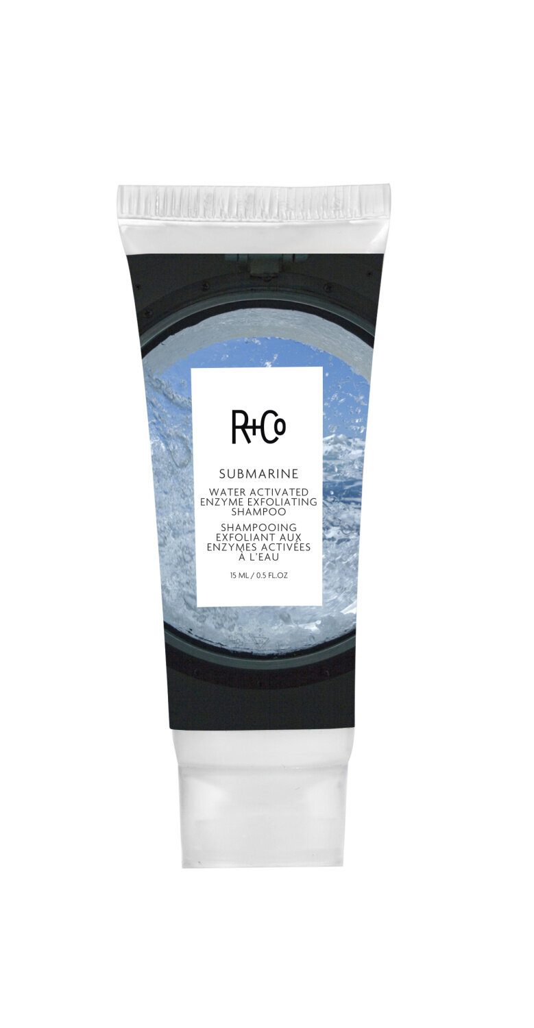 R+Co субмарина шампунь-эксфолиант с гидроактивируемыми энзимами SUBMARINE Water Activated Enzyme Exfoliating Shampoo 15 мл.