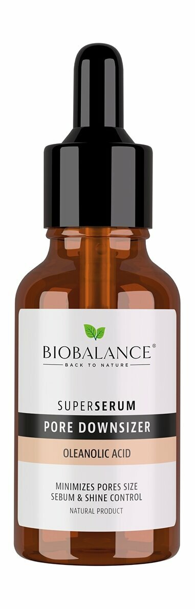 BIOBALANCE Superserum Сыворотка для уменьшения пор лица, 30 мл