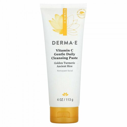 DERMA E, Vitamin C Gentle Daily Cleansing Paste, 4 oz (113 g)